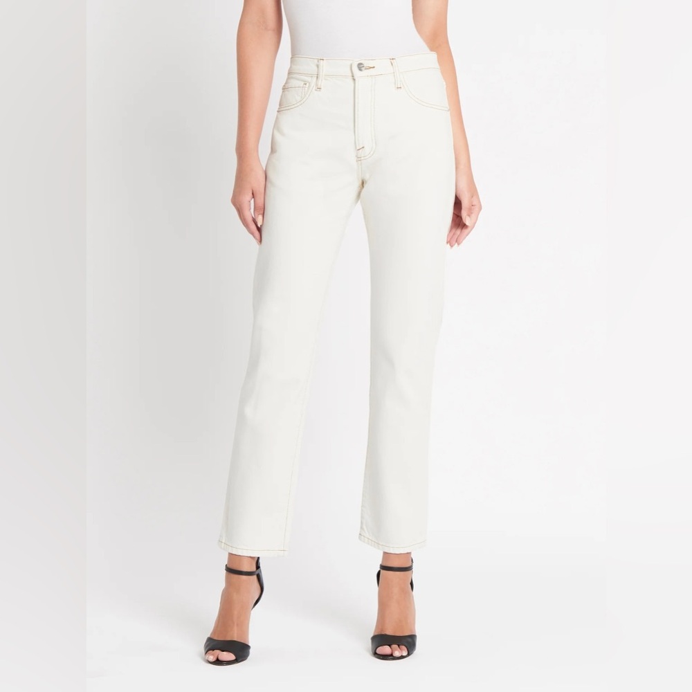 FRAME Le Slouch White Jeans Sz 31